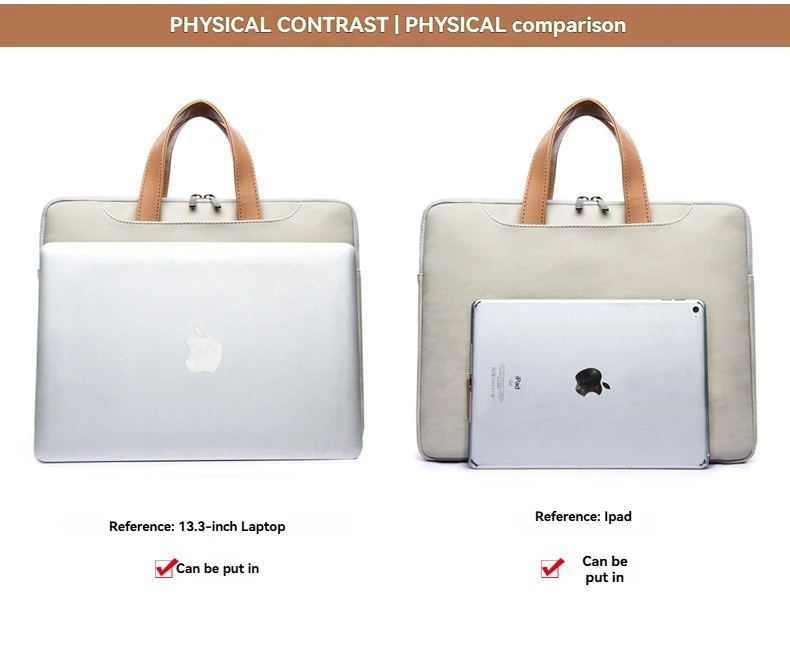 Laptoptasche für MacBook Air Pro 16, Notebook-Hülle, Hülle, HP, Huawei, Lenovo, Dell 13,3 14 15,6 Zoll, Schultertasche, Aktentaschen – Detail 11