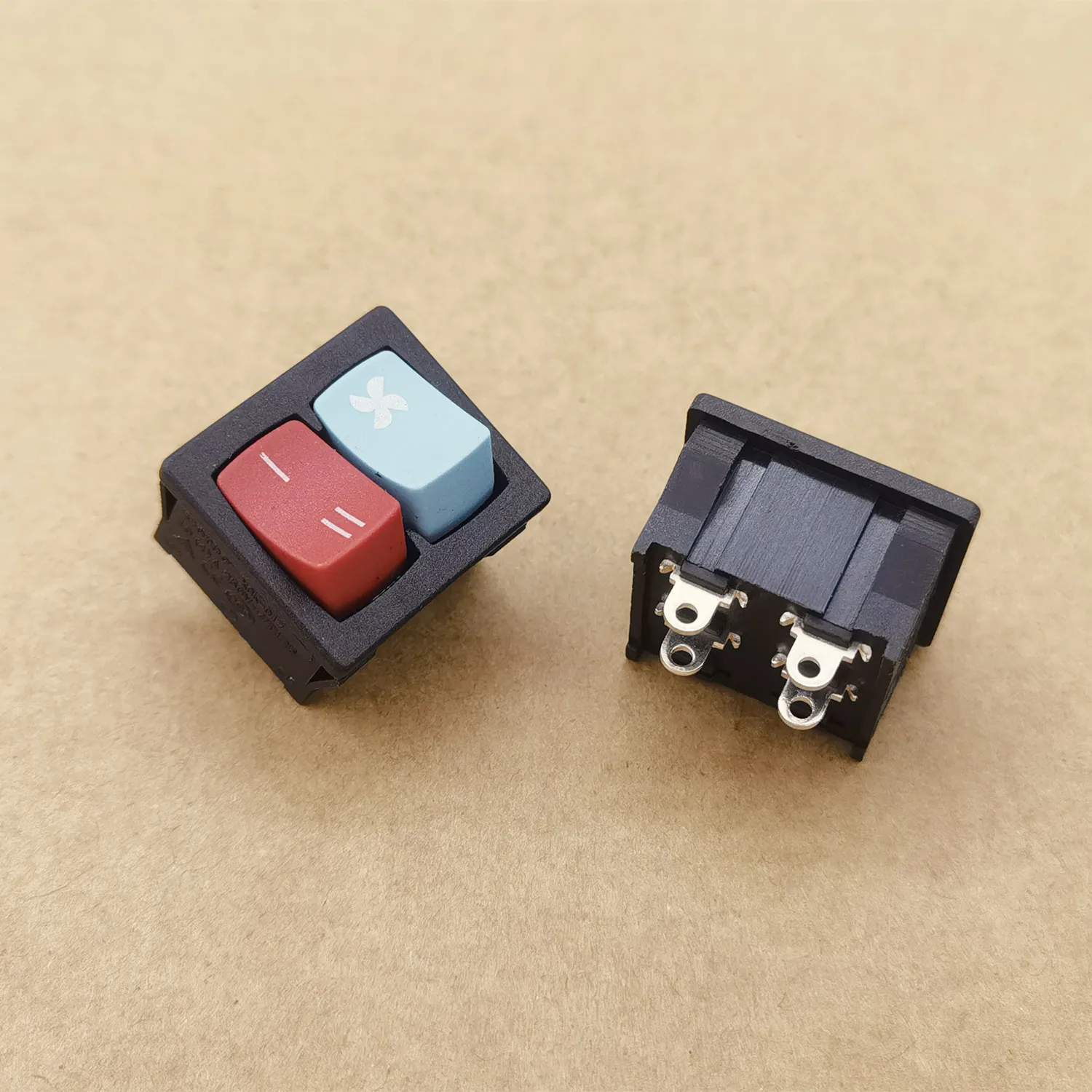 Original new 100% electric hair dryer switch parts XW-601 rocker switch XN-3-2108 light hair dryer switch 10A250V