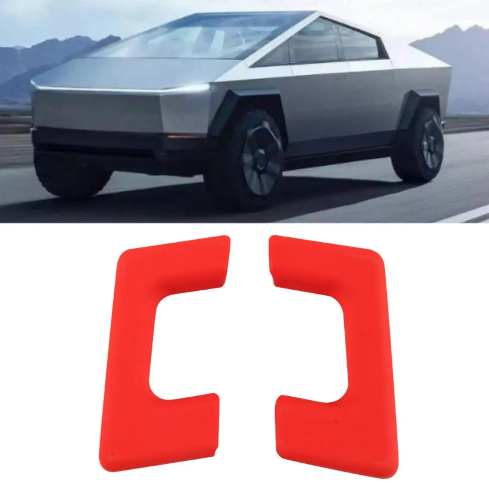 

2x Tow Hook Covers Automotive Accessories Front Car Tow Hooks for Tesla