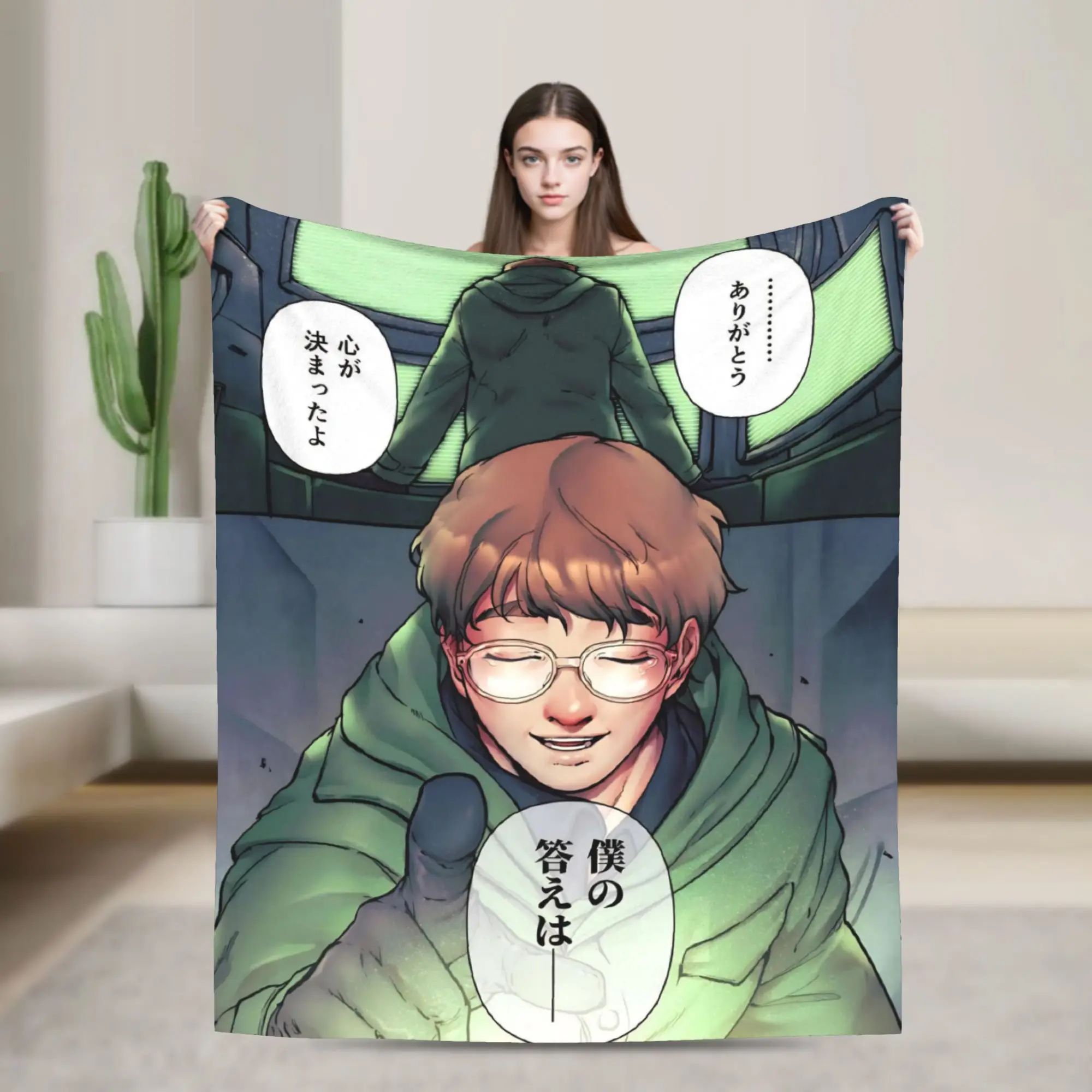 Paul Dano Riddler Knitted Blankets Bat Man  Wool Throw Blanket Bedroom Sofa Portable Ultra-Soft Warm Bedsprea