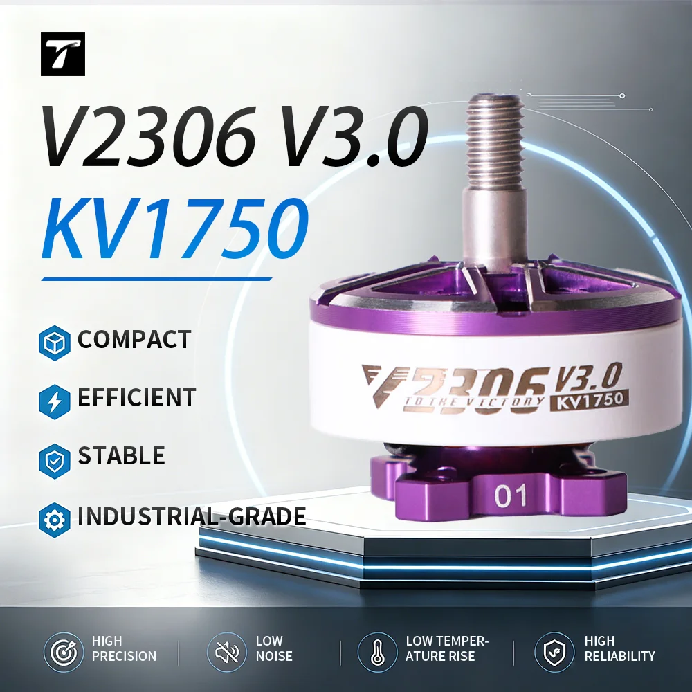 T-MOTOR Velox V3 V2306 1750KV 1950KV 2050KV 2550KV 4-6S Brushless Motor for FPV Racing Freestyle Drone
