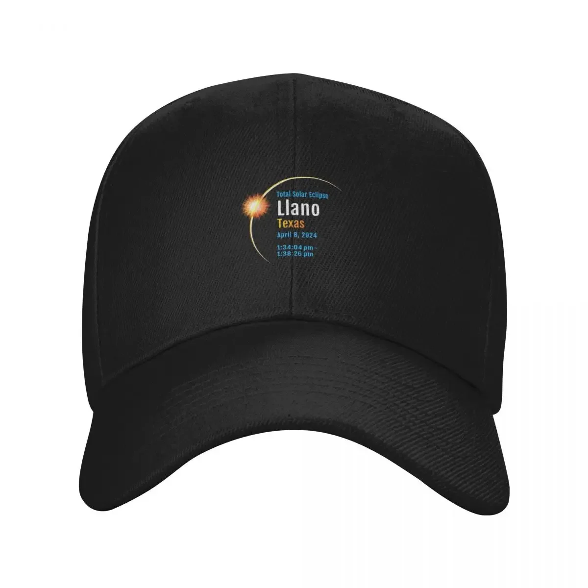 

LLANO TEXAS TX TOTAL SOLAR ECLIPSE 2024 1 Baseball Cap hard hat Beach Women Hats Men's