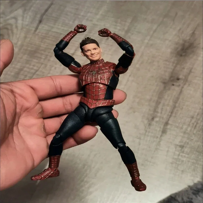 CT スパイダーマン 3 トビーマグワイアアクションフィギュア CT バージョンスパイダーマン 14 センチメートルアニメ置物 Pvc 像モデルコレクション人形デコラギフト
