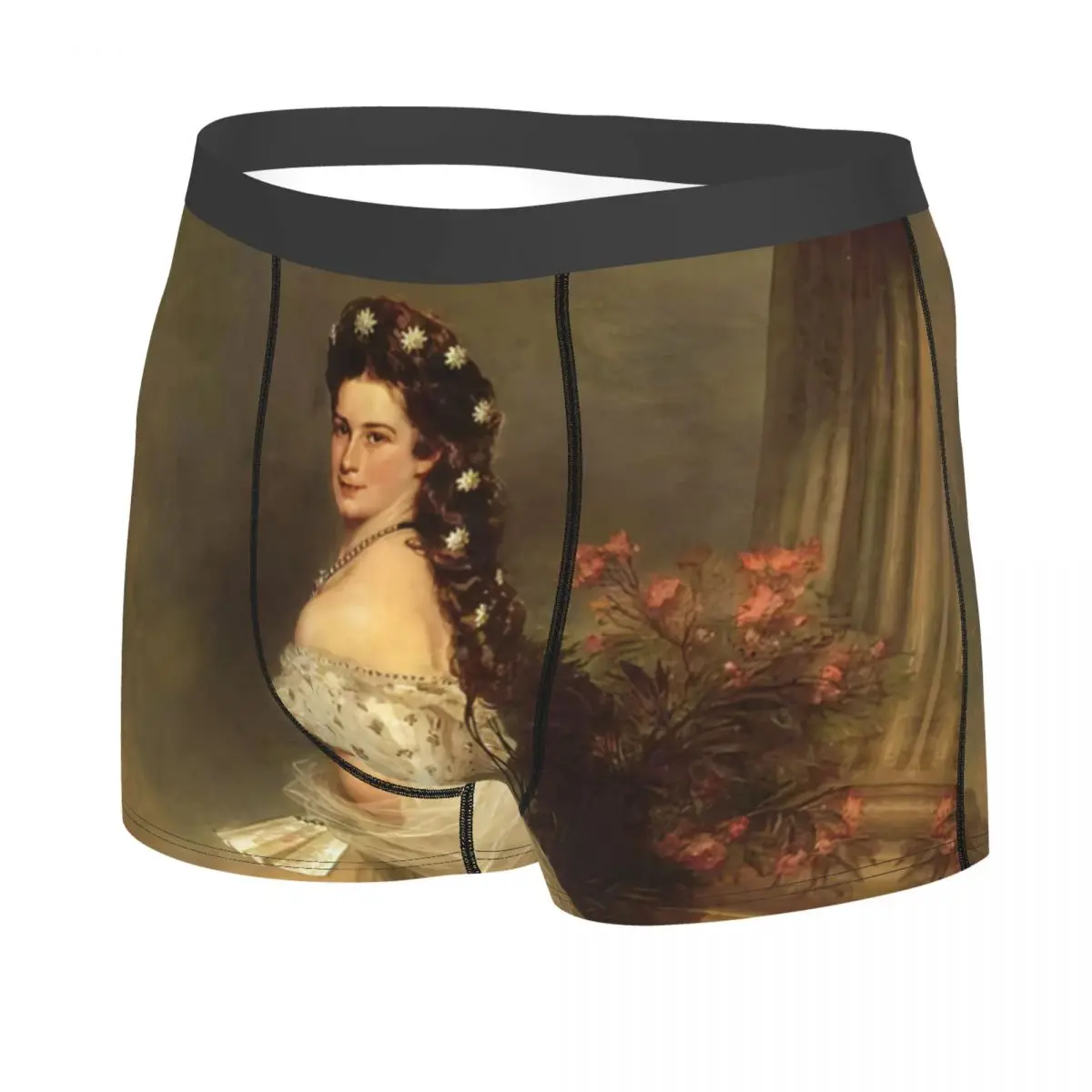 Custom Empress Elisabeth Of Austria Underwear Men Sexy Printed Boxer Shorts Panties Briefs Breathable Underpants