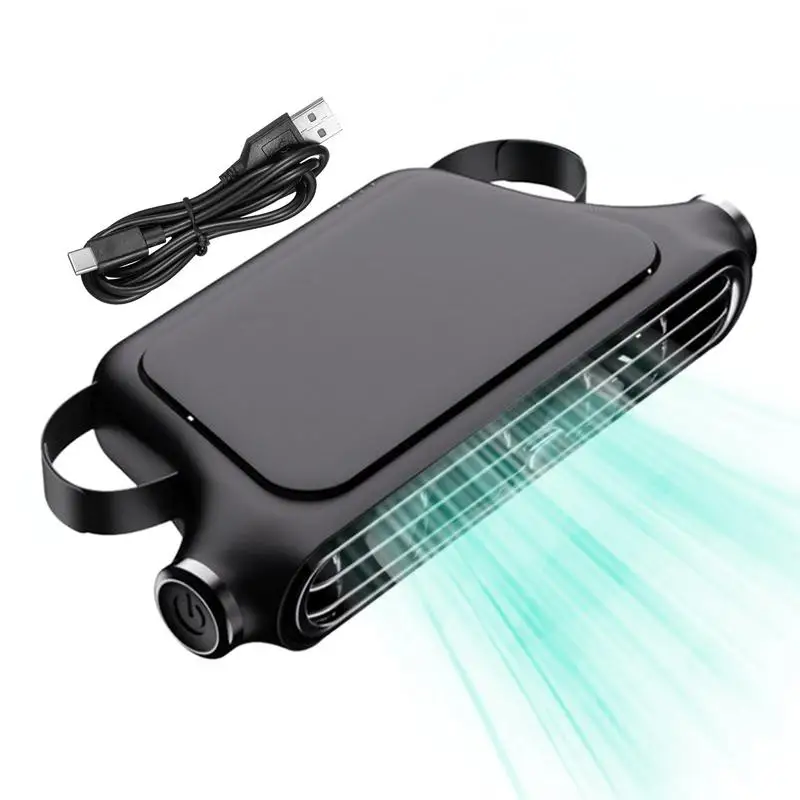 

Car Electric Fans Electric Backseat Cooling Fan USB Rechargeable Small Air Conditioner Automobile Interior Accessories For Truck