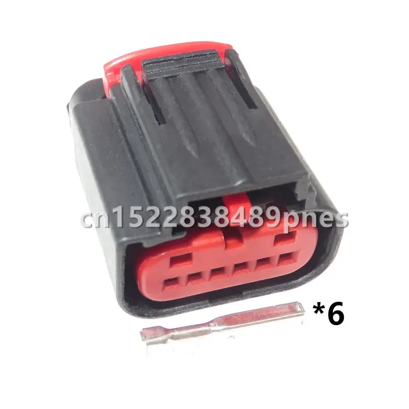 6 Pole 1438153-5 Accelerator Pedal Position Sensor Throttle Pedal Auto Wiring Harness Socket For FORD