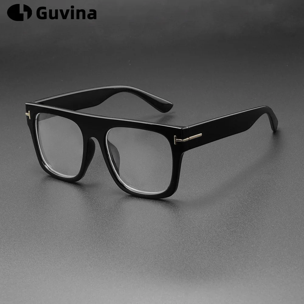 

Presbyopia Glasses Women Men Vintage Oversized Square Frames Brand Designer Vintage Anti Blue Light Reading Glasses +0.5+6.0