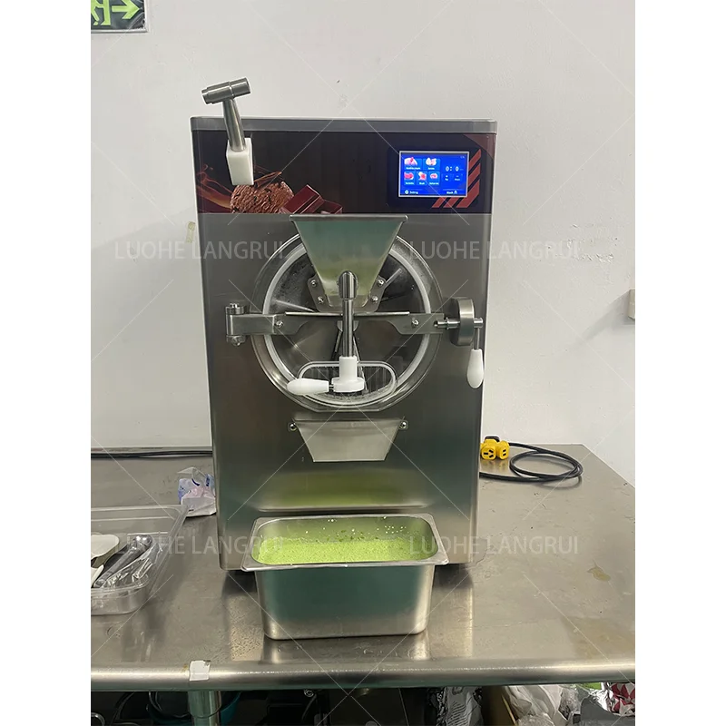 Voor Machine Sundae Ijs Bevroren Yoghurt Maker Aanrecht 2 + 1 Gemengde Smaken Soft Serve Ijs Machine