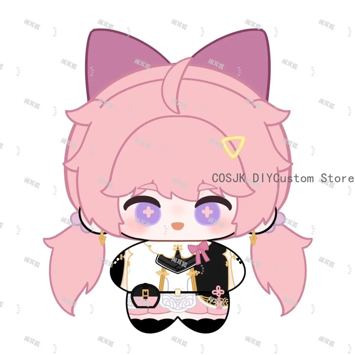 Wuthering Waves WuWa The Shorekeeper Encore Phoebe Youhu Verina Roccia DANJIN Camellya 10 سنتيمتر أفخم قلادة دمية المفاتيح #4