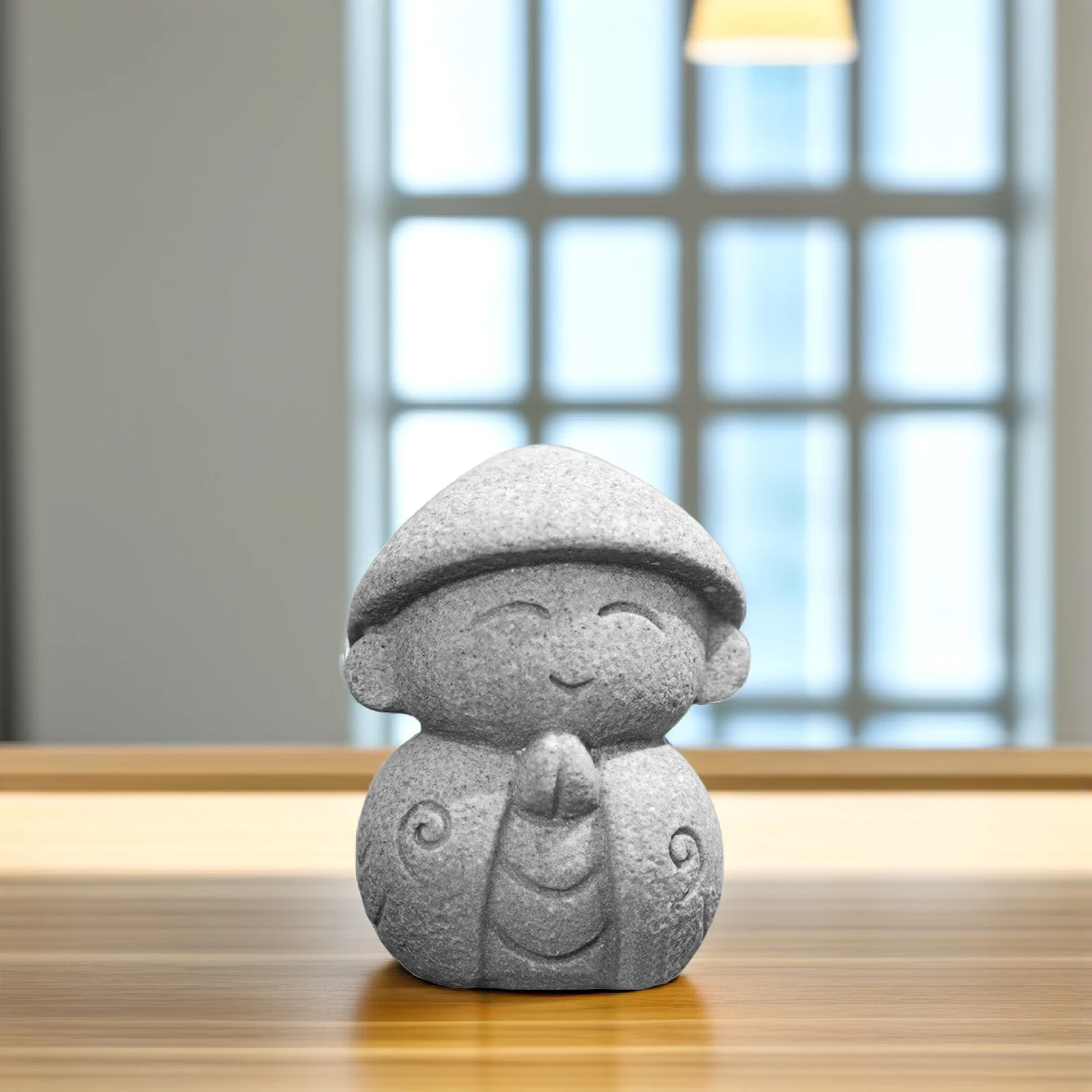 

Stone Maitreya Buddha Adornment Small Stone Buddha Ornament Craft Decor For Tea Table Office Desktop Garden Statue Sculpture