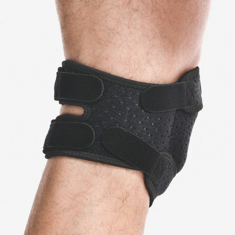 조절 가능한 슬개골 무릎 보호대 젤 패드 포함 통기성 지지대 관절염 건염 통증 완화 러닝 하이킹 스포츠 남성 여성용