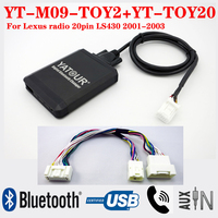 Multi-functional Bluetooth USB AUX Music interfaces special for Lexus radio 20pin LS430 2001-2003