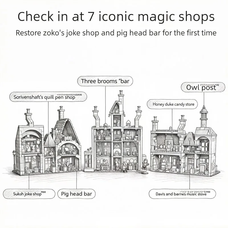 

New 3228PCS Maud Village main tower castle building block Assembly toy Christmas gifts for Adult TOY