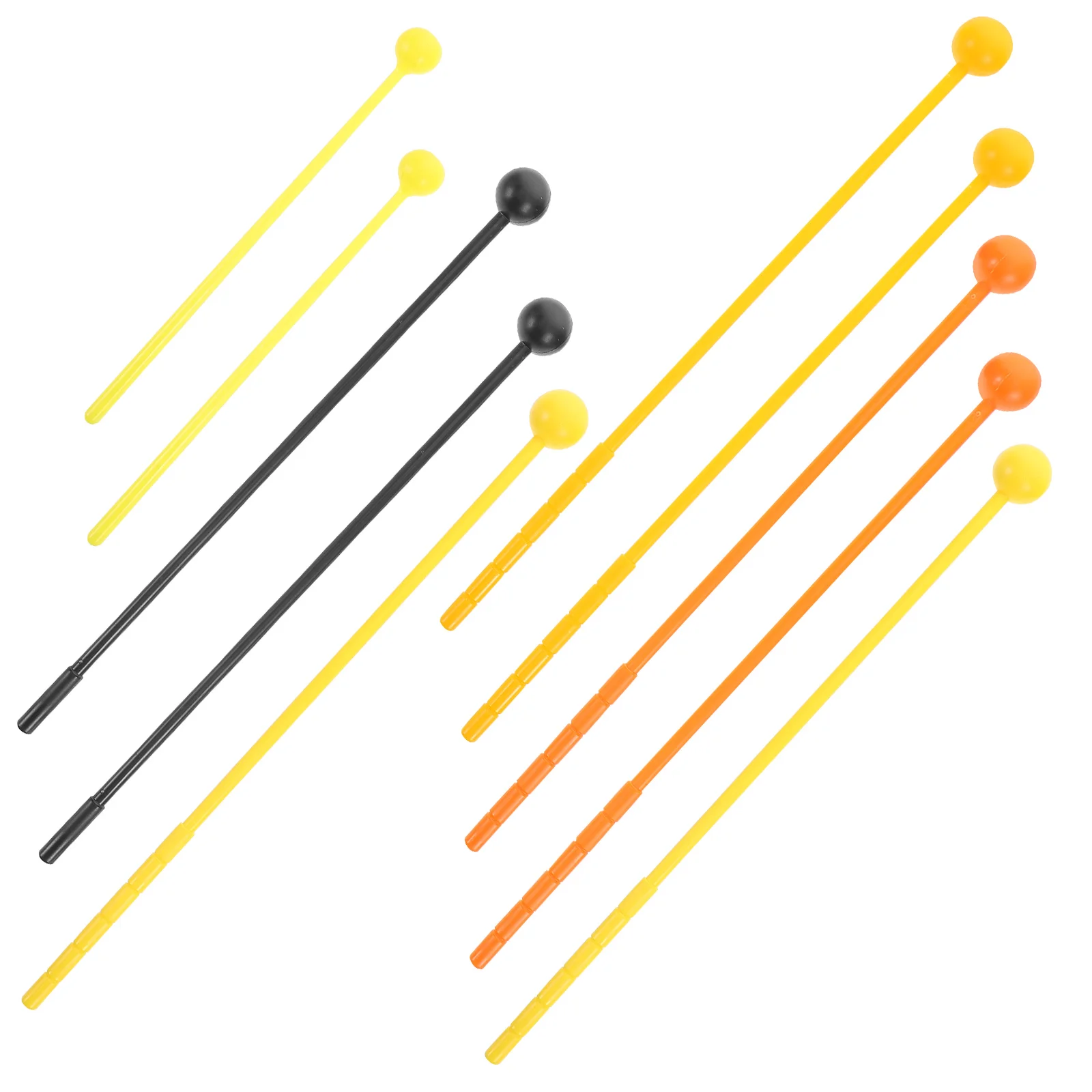 10 قطعة مطارق الطبل البلاستيك المهنية قرع العصي المطرقة ل إكسيليفون غلوكنسبيل وملحقات الآلات الموسيقية