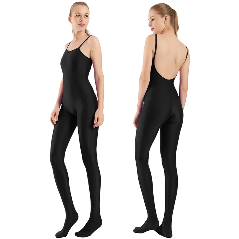 

Aoylisey Female Backless Camisole Sporty Tight BodySuit Woman Sportswear Gym Fitness Overalls Yoga JumpSuit Cospaly Costumes