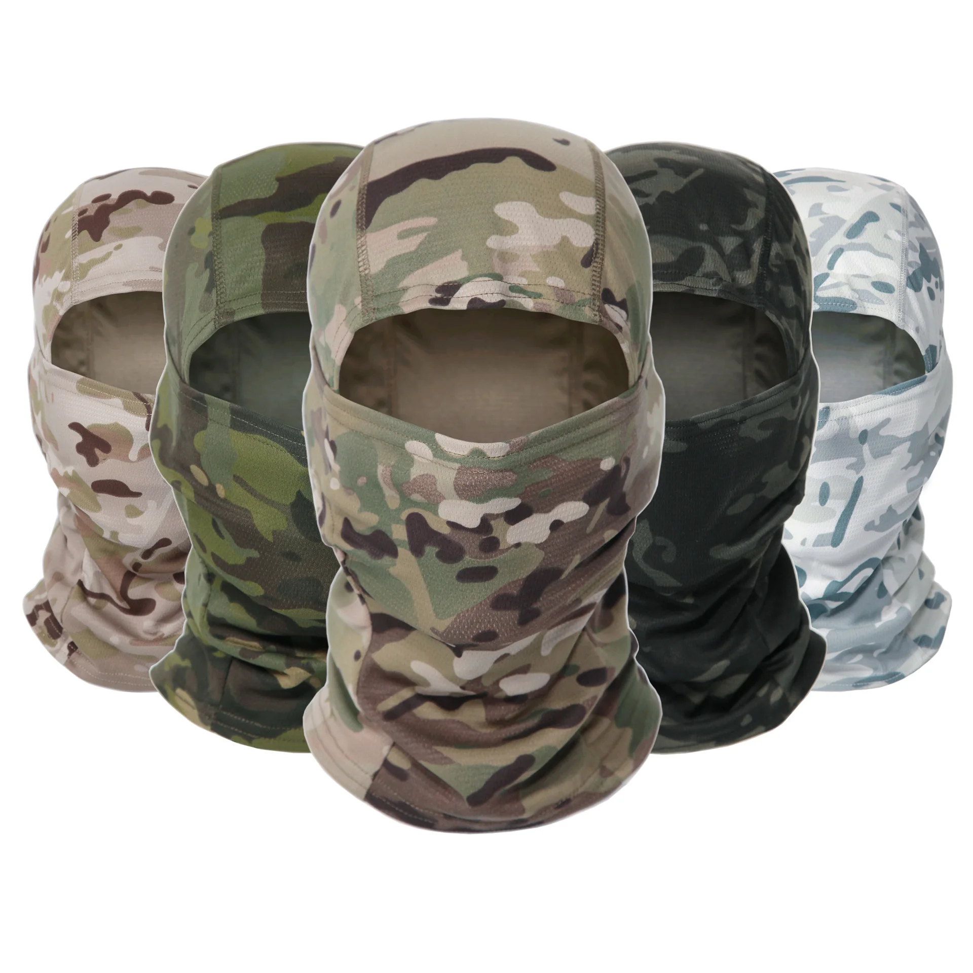 Summer Tactical Military Balaclava Mask Full Face Cover Cycling Hat Fishing Motorcycle Bicycle Bikers Bandana Scarf Neck Gaiter