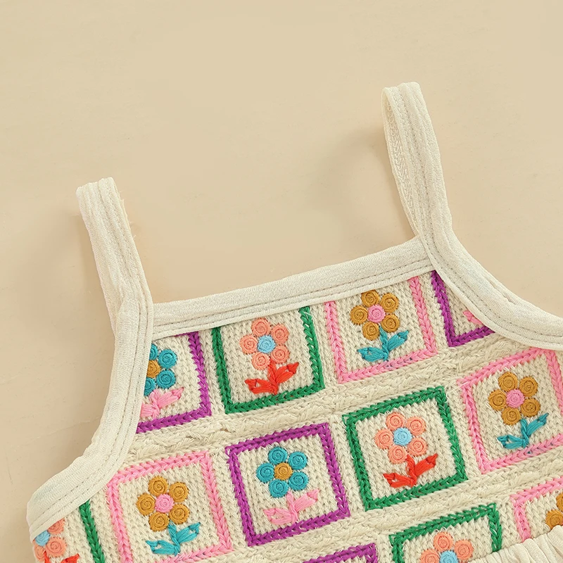 Floral Ruffle Baby Girl Set 5