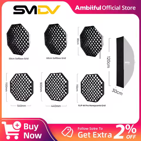SMDV Softbox Grid Accessories For FE-24/28 Flip-20 Flip-24 Flip-28 Flip-32 Flip-36 Flip-44 Flip-36/44pro Softbox Honeycomb Grid