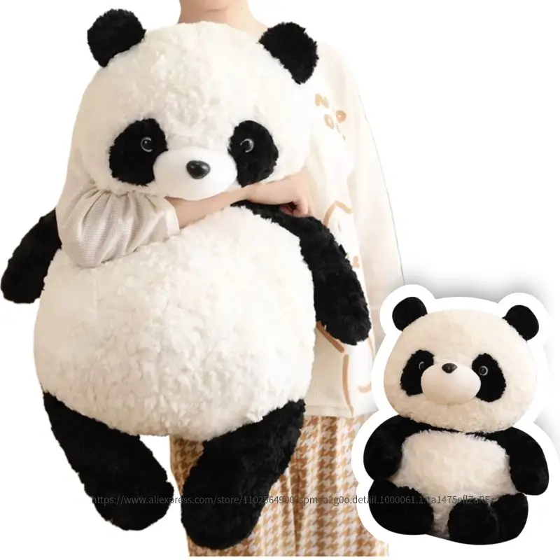 25-70cm Cute Big Panda Doll Plush Toy Animals Throw Pillow Kids Birthday Christmas Gifts Cartoon Toys Big Pillow On The Bed