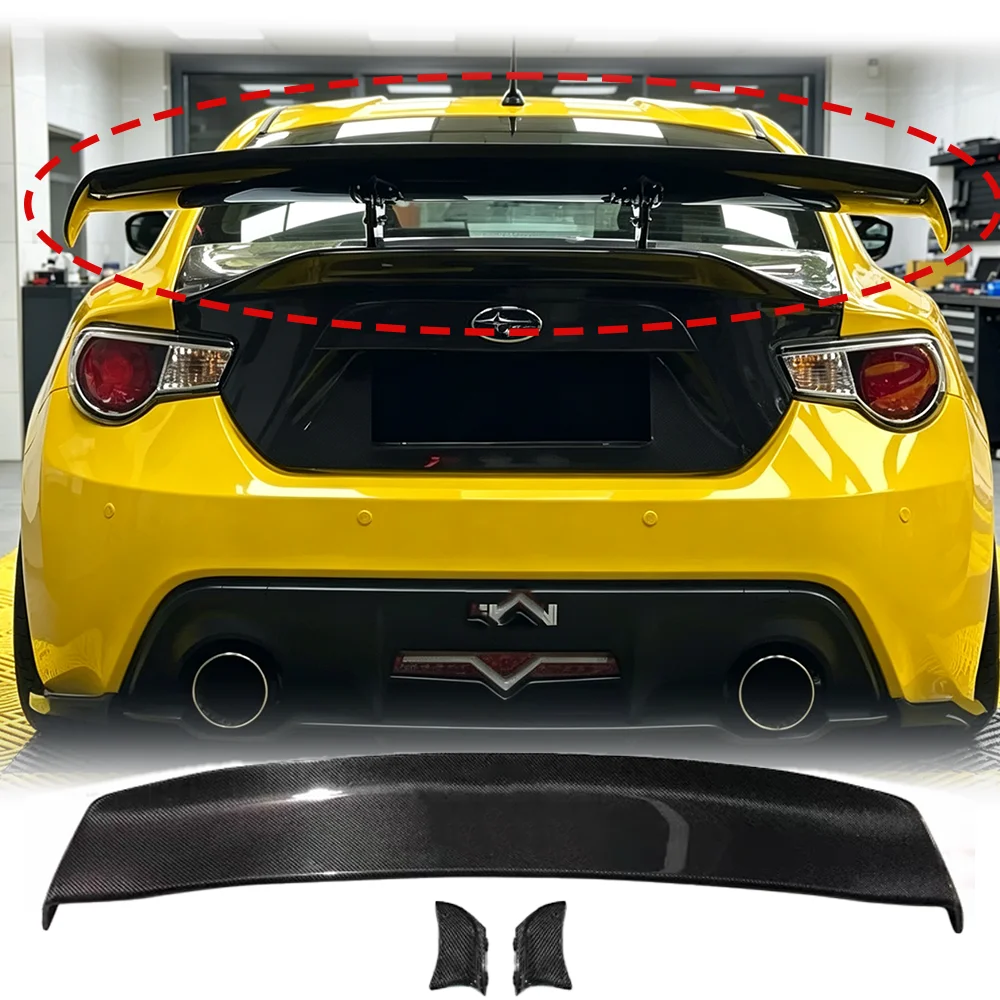Use for Subaru BRZ 2013-2020 Toyota GT86 Rear Luggage Lip Wing Car Accessories Rear spoiler made of 100% carbon fiber material