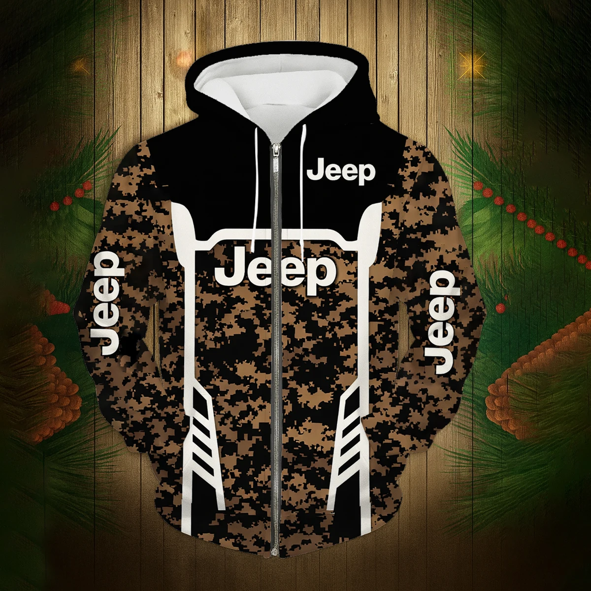 

2026 New Model Export Zipper Shirt - JEEP Digital Printing Sweatshirt - 3D Zipper Shirt - Spring/Autumn Casual Zipper Shirt - Fa