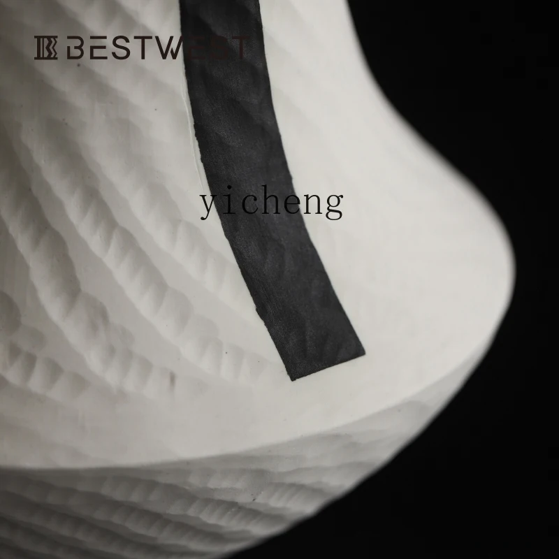 ZC ceramic genuine vase high-end ornament living room flower arrangement Chinese dining table decoration dried flowers