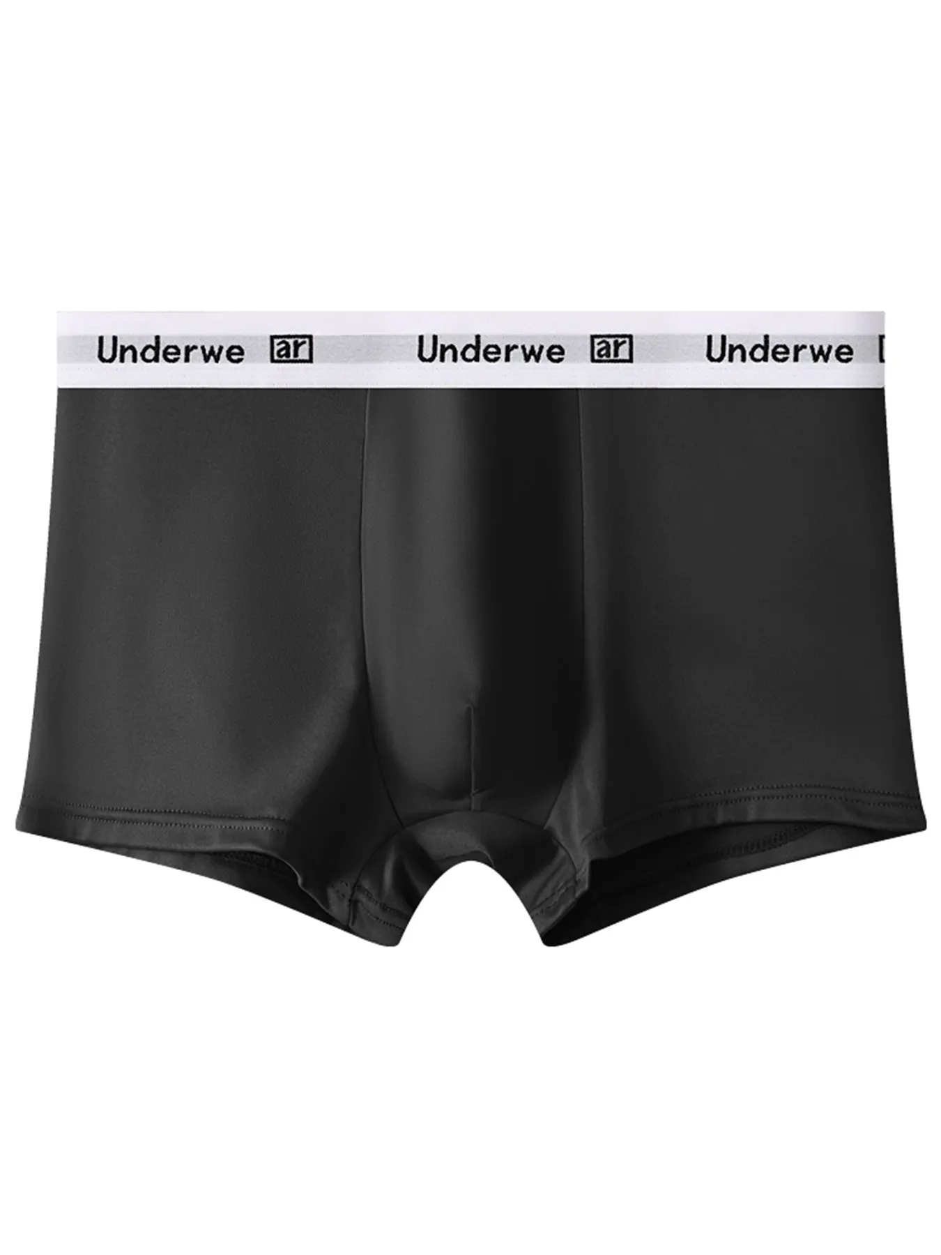 5 عبوات من بوكسر البوليستر للرجال - حزام خصر "Underwe"، 5 قطع، لون خالص #2
