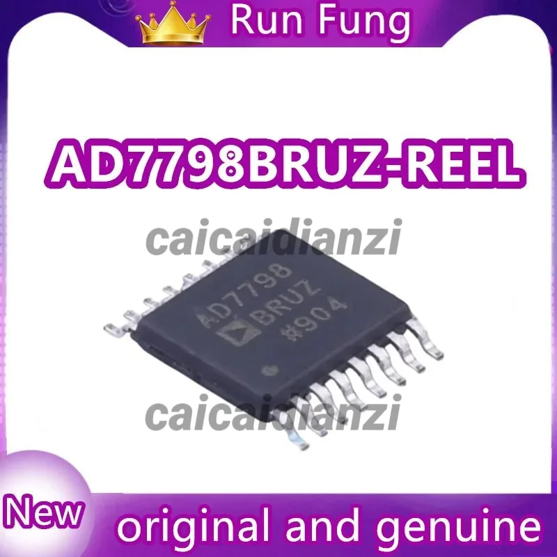 AD7798BRUZ-REEL AD7798BRUZ  16 Bit Analog to Digital Converter 3 Input 1 Sigma-Delta 16-TSSOP  5Pcs/Lot   New Original