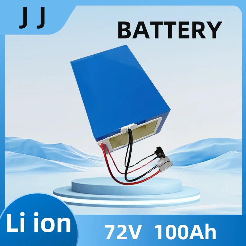

JJ72v 80Ah Li-Ion With Bluetooth BMS APP Lithium Ion For 7000w Scooter Bicycle Battery Bike Tricycle Motorhome +10A Charger