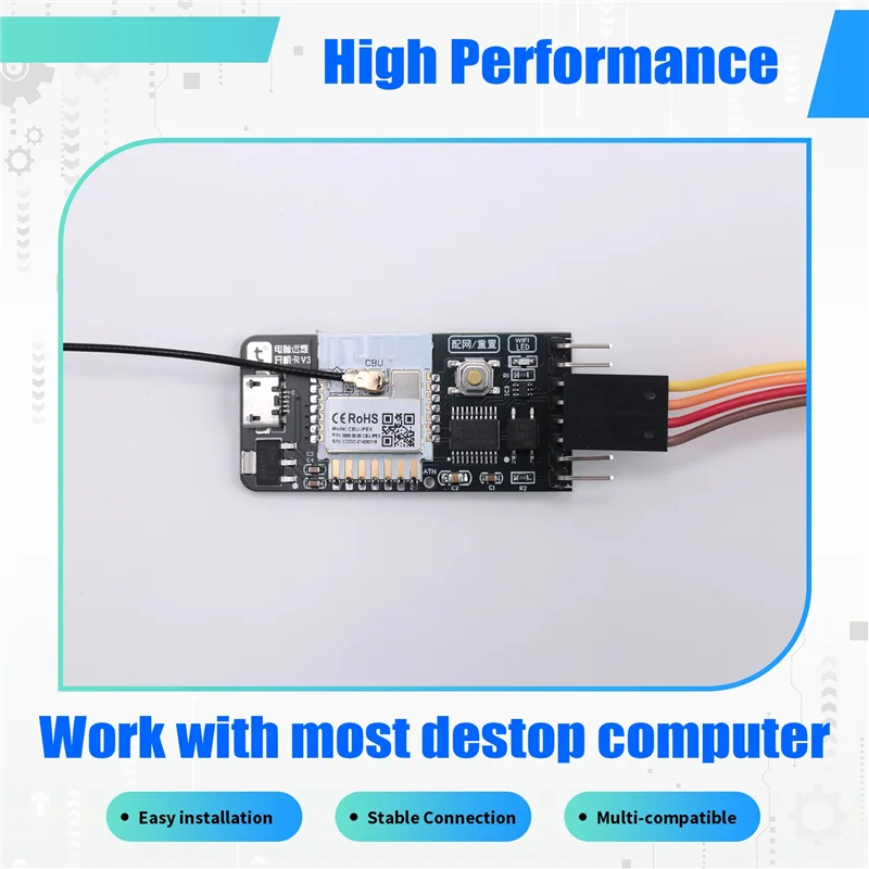 T23C Tuya Wifi Computer-Power Reset Switch USB Card For PC Destop Computer,APP Remote Control 433 RF Remote Control