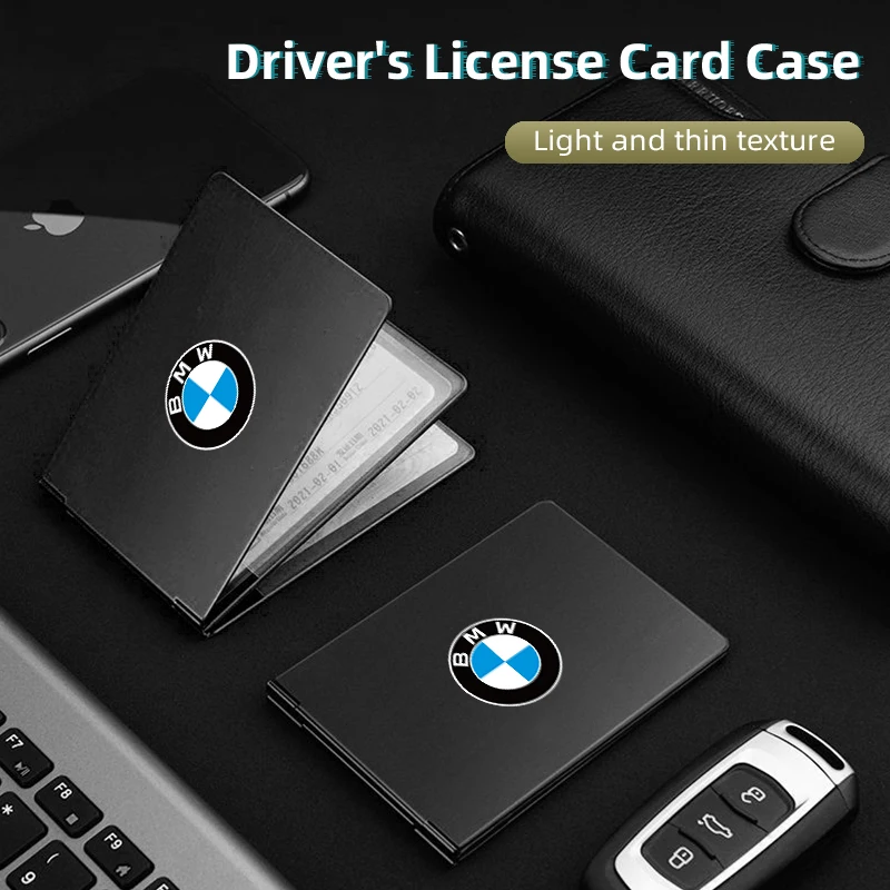 Aluminium Driver Licence Card Case Storage ID Card For BMW X1 X3 X5 X4 X6 G20 G30 E46 E90 E60 F10 F30 F20 F40 E39 E36 E87 E70 E9