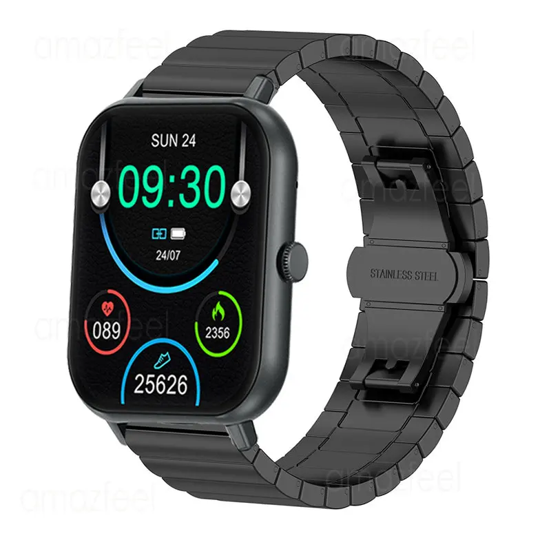 Pulseira de aço inoxidável para colmi p20 plus relógio inteligente pulseira de metal para colmi c61 c60 correa para colmi p28 plus pulseiras 20mm