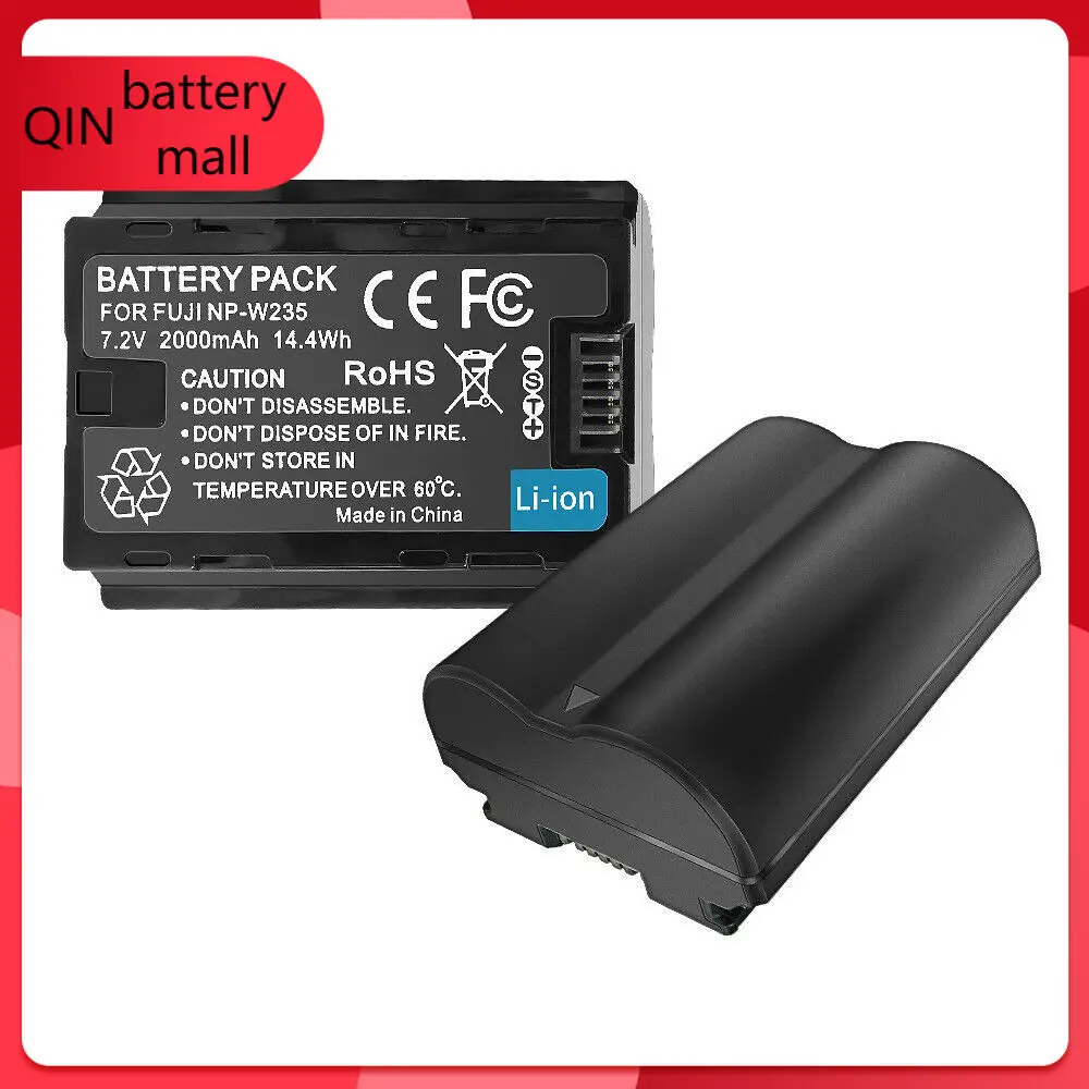 

Battery (2-Pack) for Fujifilm NP-W235