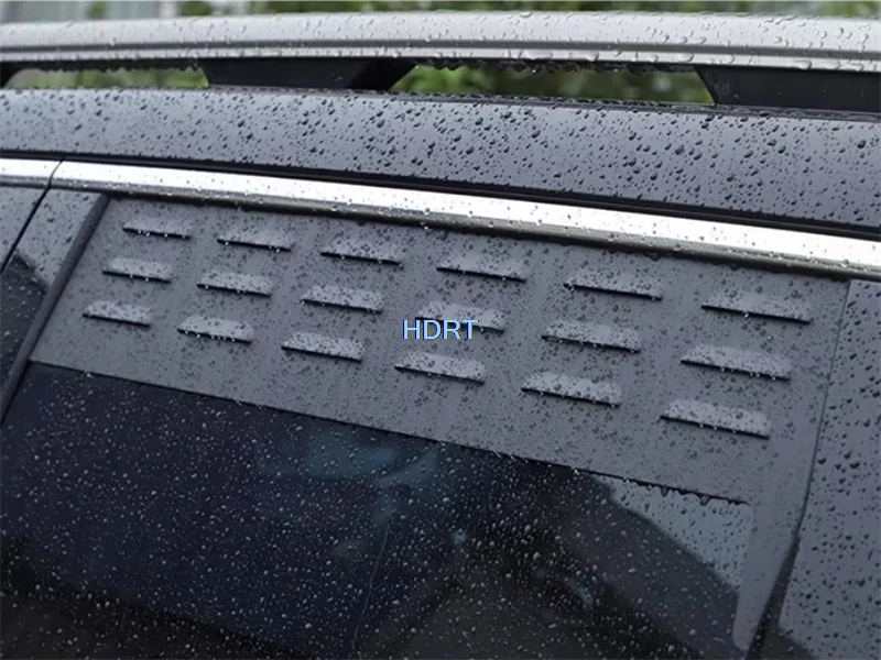 For GWM Haval Dargo 1th 2021 + Car Styling Rear Window Louver Shutter Blind Cover Insect Screen Net Accessories Exterior Sticker