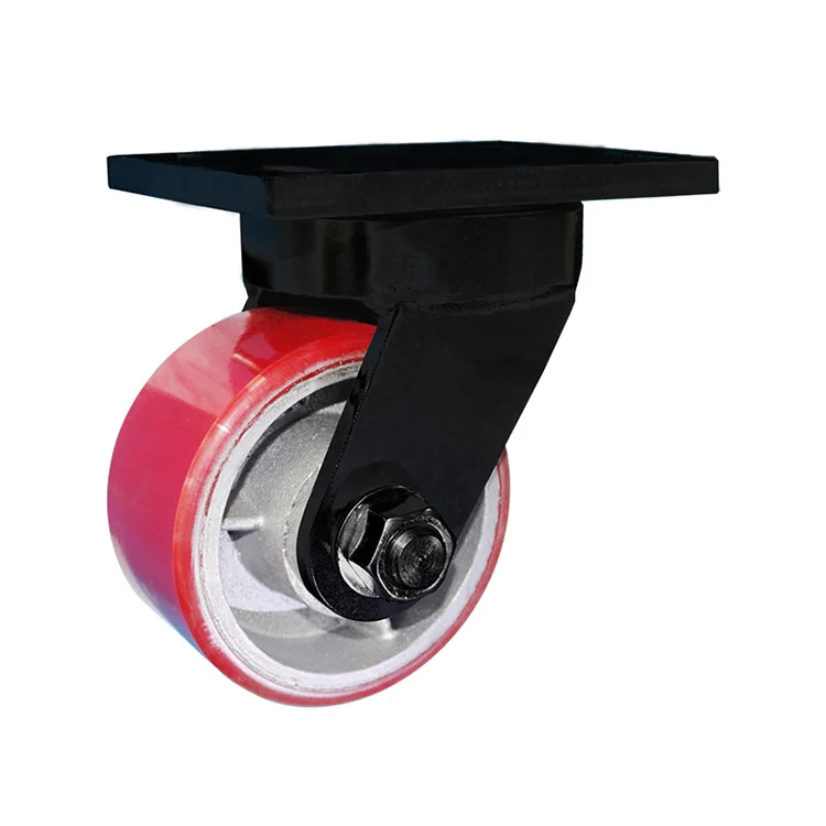 

Load Capacity Can Be Customized up to 30 Tons Iron Core Pu Casters Polyurethane Super Heavy Duty Caster Wheel