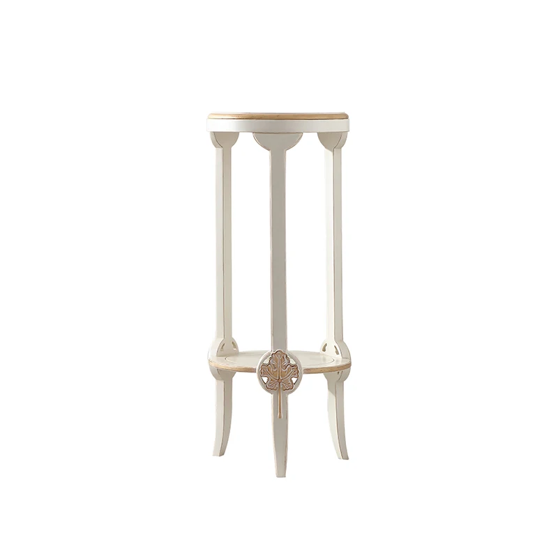 Table basse classique sur piétement, style français, en bois massif, pour salon, ensemble de meubles, fabrication artisanale, durable