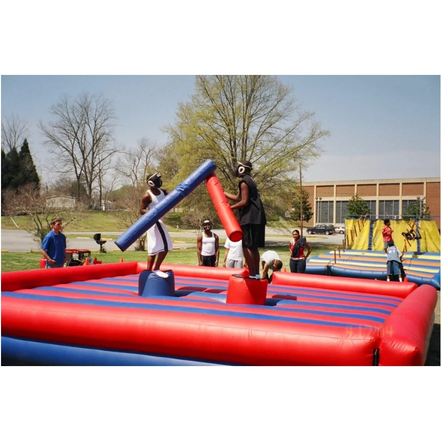 

Inflatable Jousting Game for Outdoor Fun and Party Rental for Kids and Adults