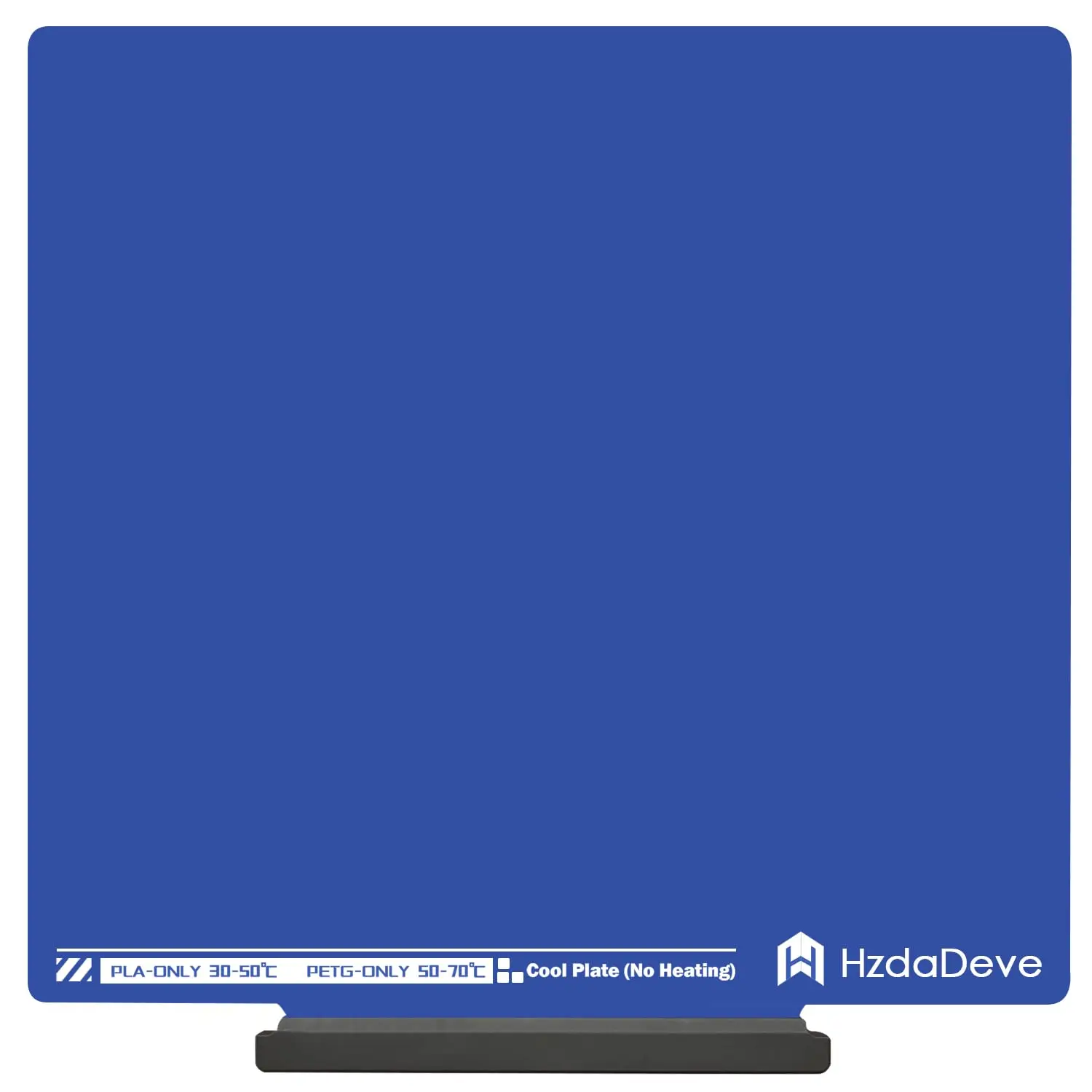 

HzdaDeve Cool Textured Build Plate with Handle for Adventurer 5M/5M Pro/AD5X Sided Smooth PEO Board Steel Sheet Platform