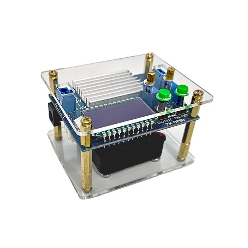 60W 6A Buck Boost Converter Adjustable Power Module Solar Charger With Digital Display Shell