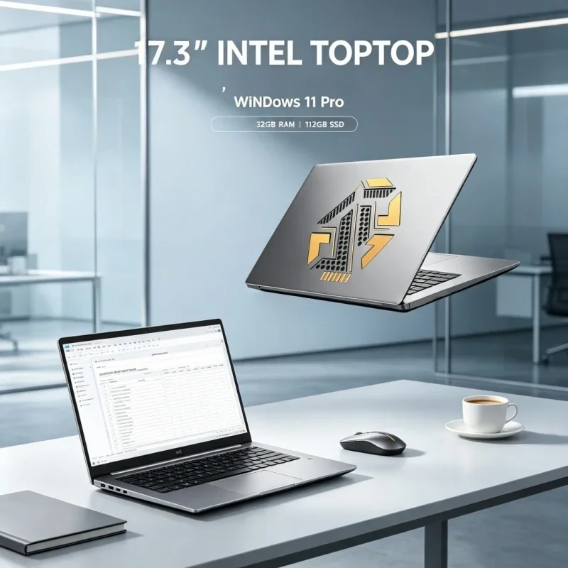 Hot Rapid‑Performing 17.3 Inch Notebook Intel I9‑10980HK/I9‑9900/N150 16GB 32GB 2TB SSD Win11 Ultra Slim Gaming Office Computer
