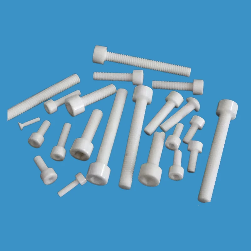 M2 M3 M4 M5 M6 Zirconia Ceramic Bolt Nut Set Hex Socket Allen Screw Corrosion Resistant Insulating