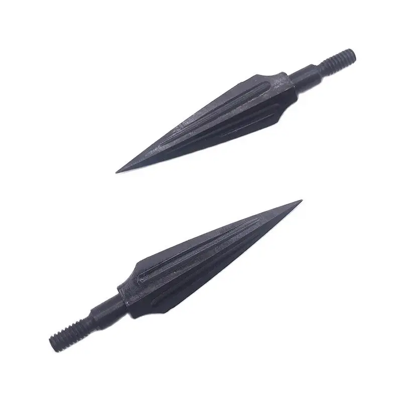 6/12pcs125grain stalowa główka strzały Broadhead porady strzałka punkt groty do strzał łuczniczych dla związku łuk kuszy Recurve łuk polowanie