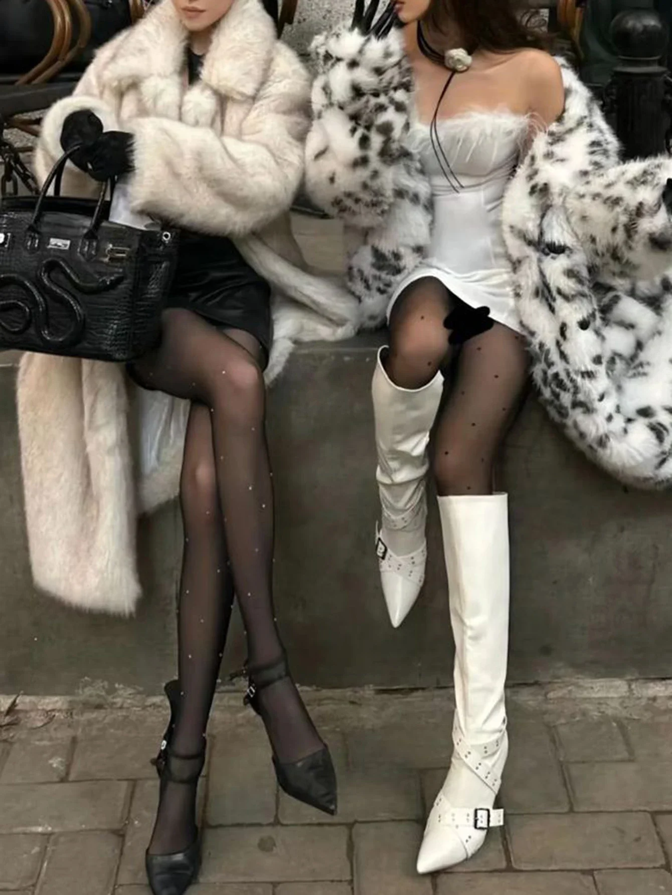 

Women's Long Sleeve Lapel Button Front Coat Winter Chic Cool-Sweet below Knee Party Fashion Large Coat for Women