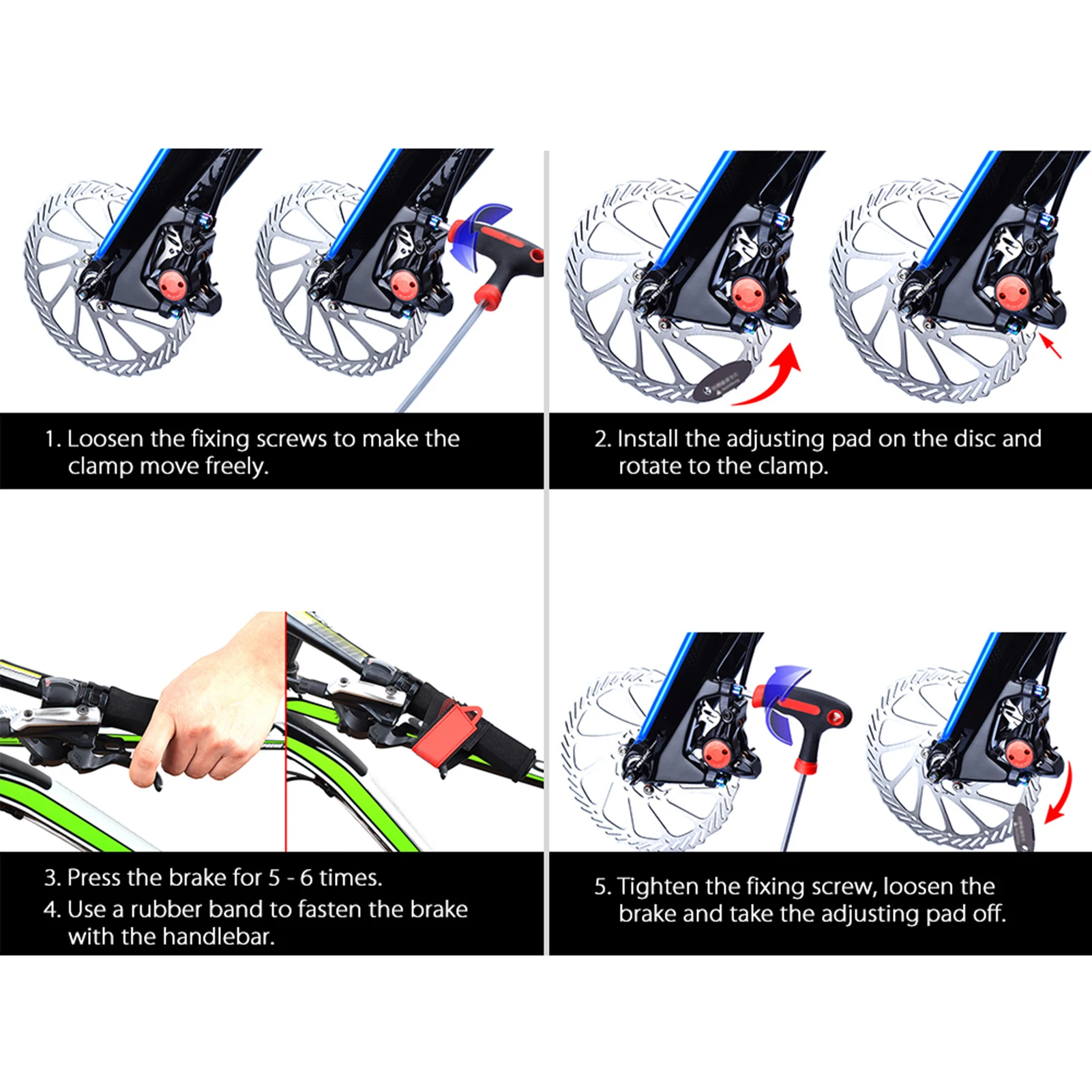 LIXADA Pads Montage Assistant Tool MTB Scheibenbremsbeläge Einstellwerkzeug