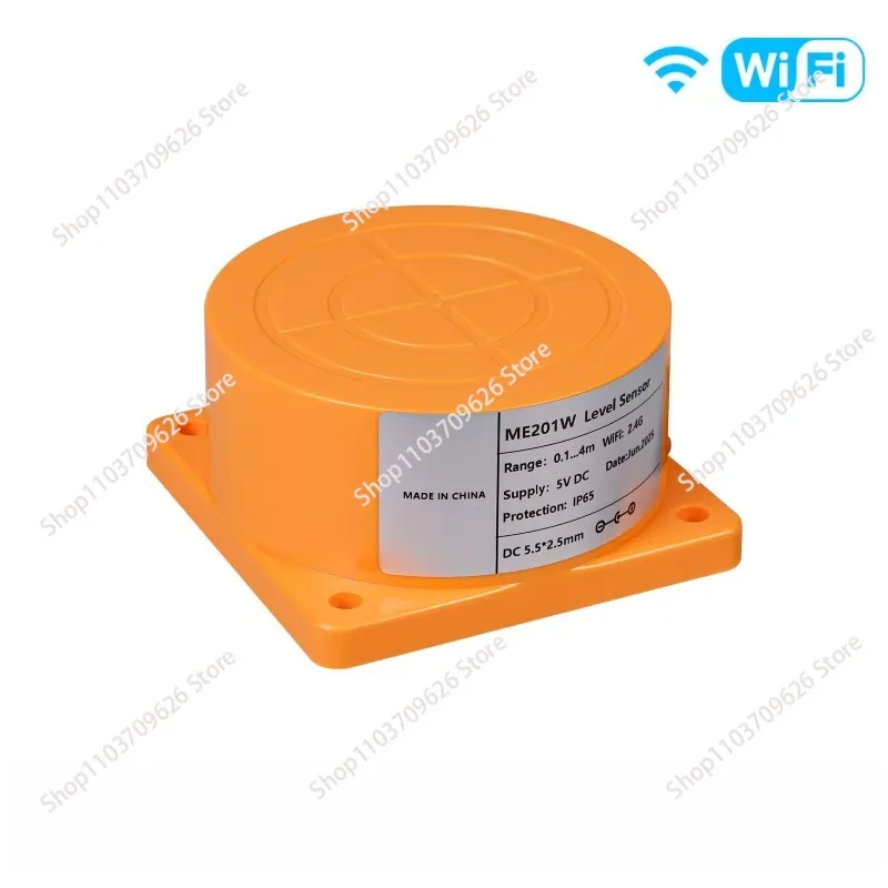 Smart Ultrasonic Water Level Meter, High Precision Liquid Level Detector for Water Tank Monitoring