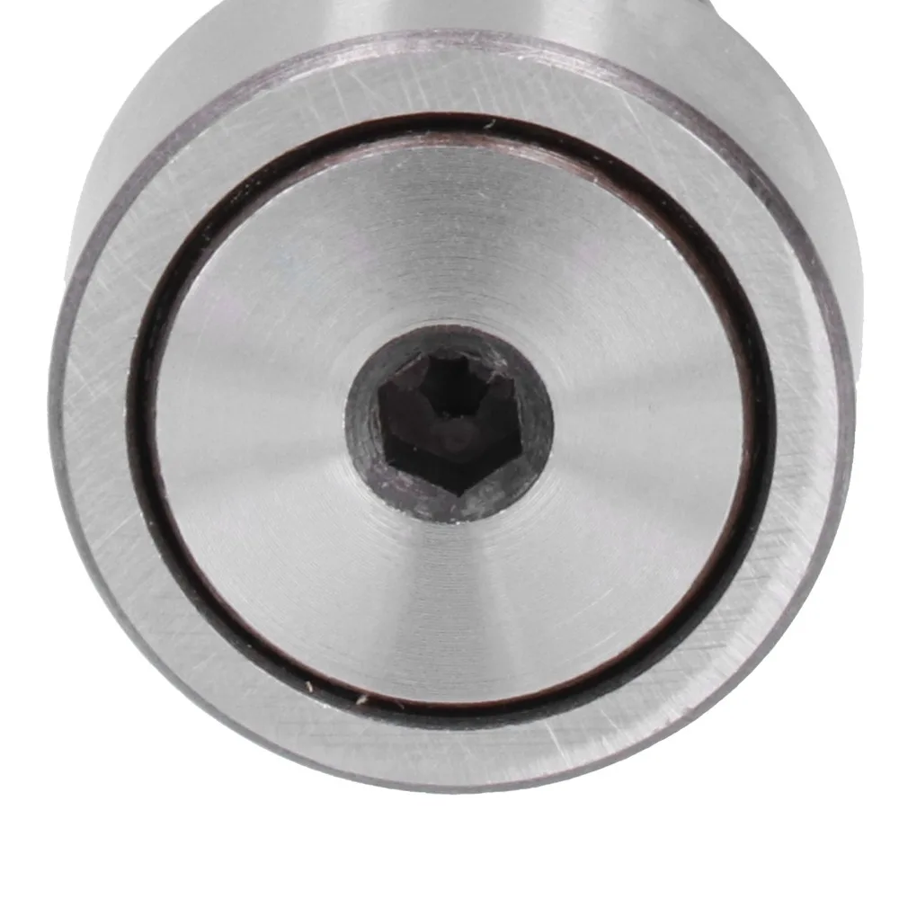 ลูกปืนเม็ดกลมแบบเข็ม M12x1.5 มม. รุ่น CF12-1 ขนาดลูกกลิ้ง 14 มม. ความกว้าง 32 มม. ผลิตจากเหล็กกล้าแบริ่ง