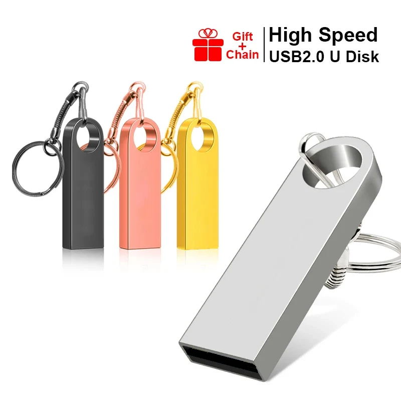 

Pendrive 256GB 128GB 2.0 USB Flash Drive Metal Pen drive 4G 8GB 16GB 32GB 64GB Cle USB Stick Flash Disk 512gb Memory Stick Key