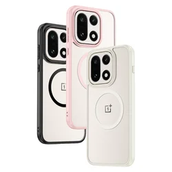 Magnetic Wireless Charging Armor Magsafe Case For OnePlus 15 13 12 OnePlus15 OnePlus13 OnePlus12 Military Shockproof Back Cover