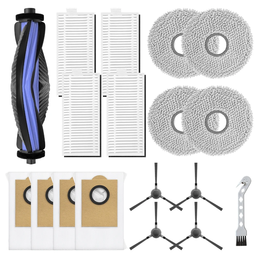 

Main Side Brush Filter Mop Cloth For LEFANT For M3 / For M3 For Gen2 / For Gen1 Home Appliance Parts Household Supplies