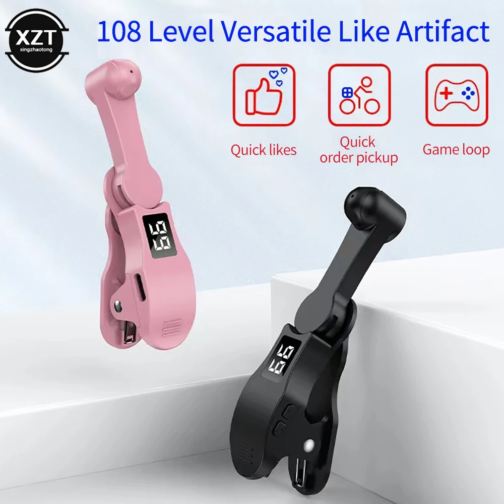 Digital Auto Screen Clicker para Smartphones, Smartphones, Vídeo, Live Streaming Gadget, Jogo Touch, Tripês, Tapper